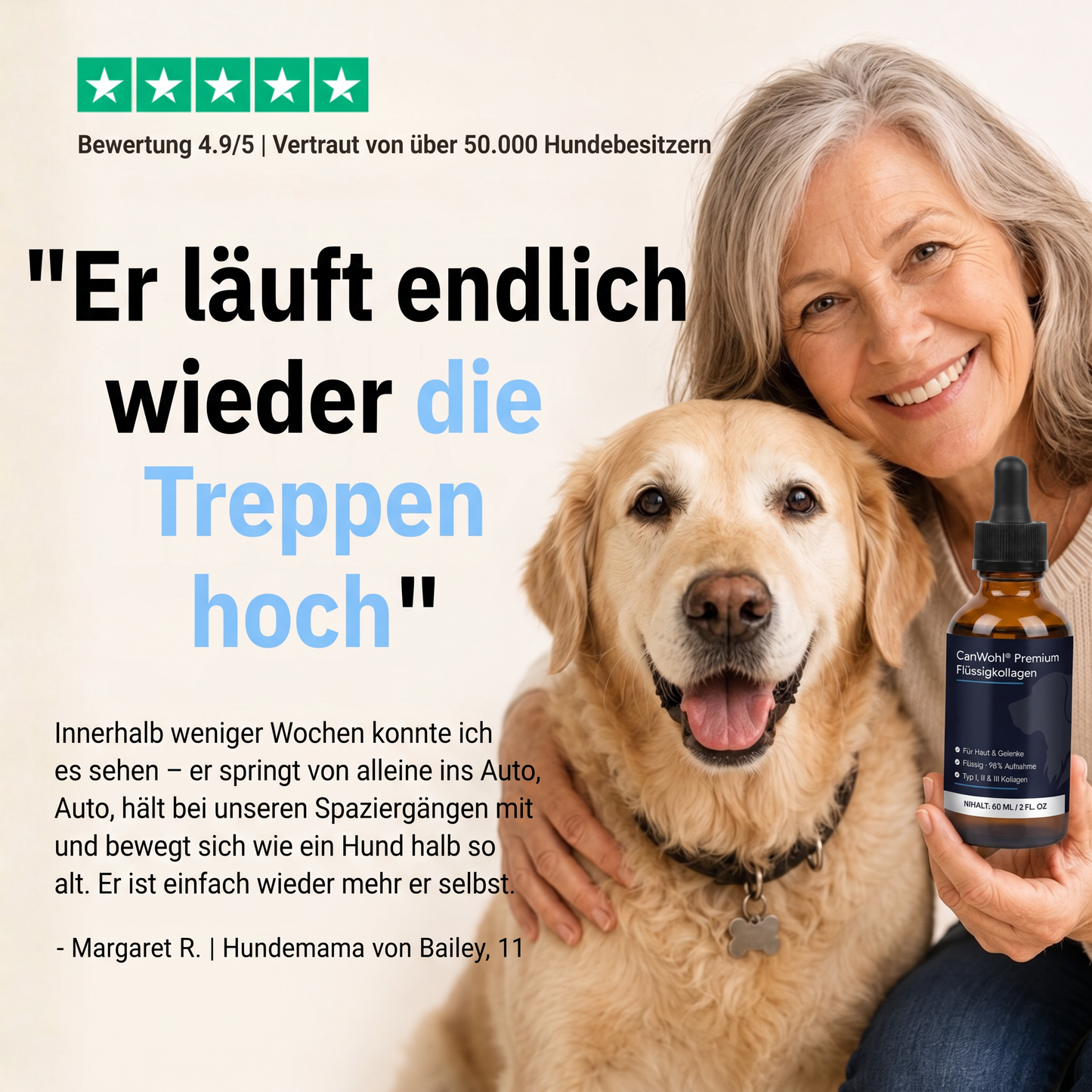 CanWohl Flüssigkollagen – Hüfte & Gelenke